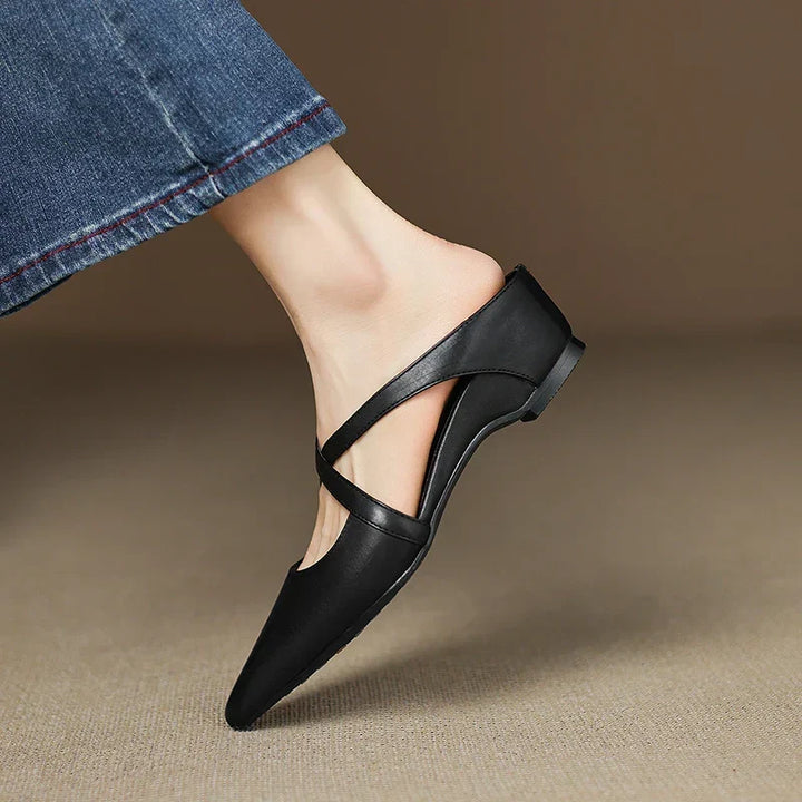Mule aus echtem Leder Aluna