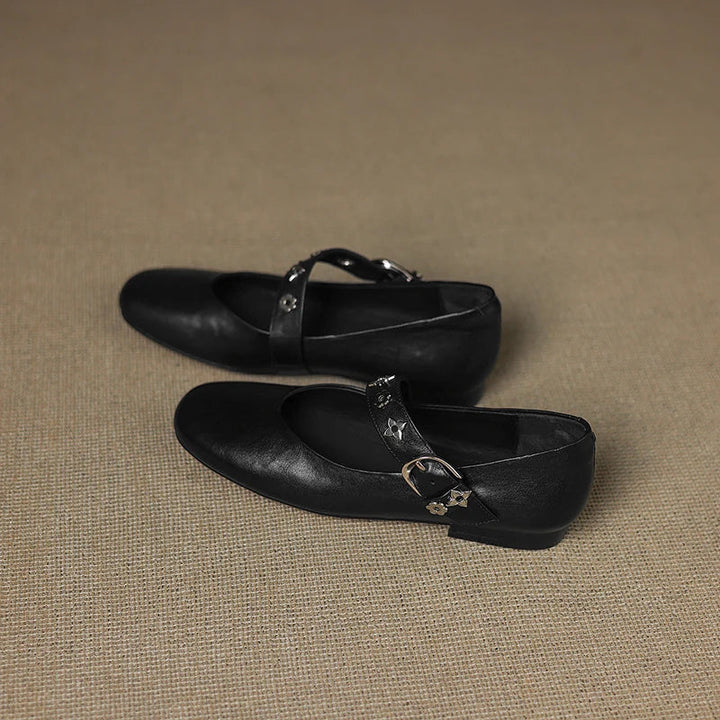 Elda Ballerine aus echtem Leder