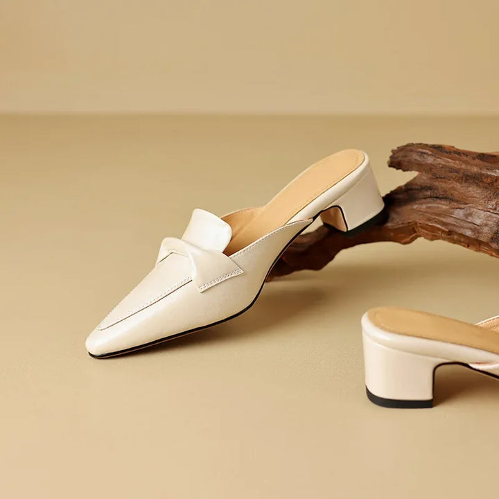 Mule aus echtem Leder Alaya