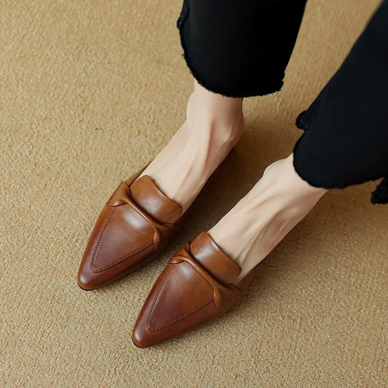 Mule aus echtem Leder Alaya
