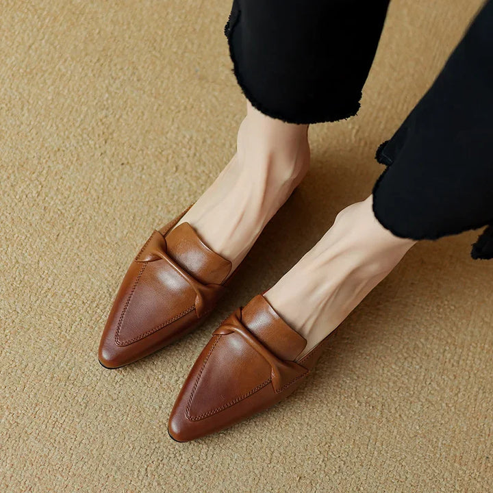 Mule aus echtem Leder Alaya