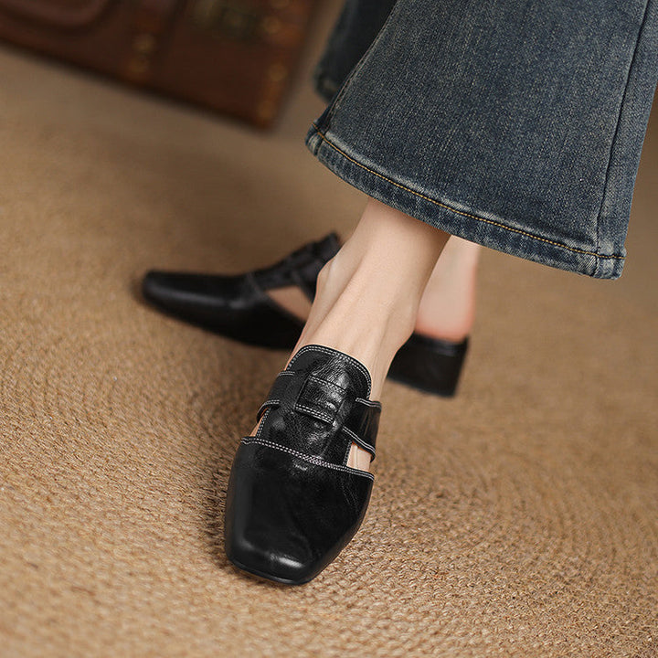 Mule aus echtem Leder Ivora
