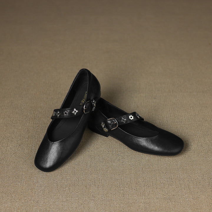 Elda Ballerine aus echtem Leder
