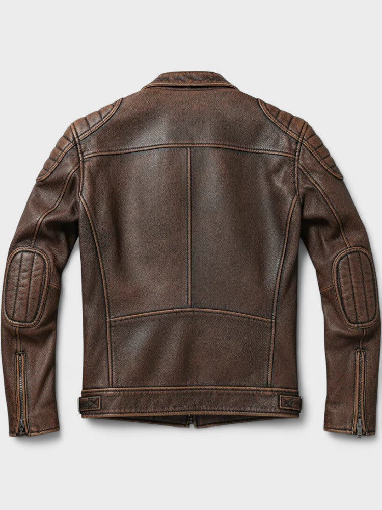 Ted™ | Vintage Abgenutzte Café Racer Jacke