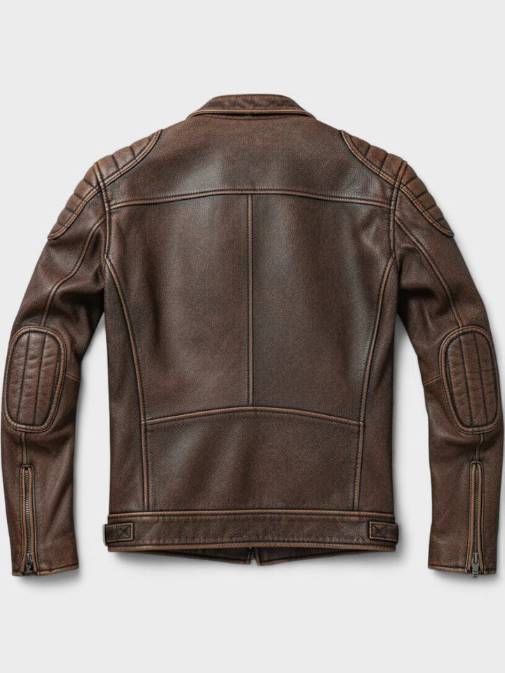 Ted™ | Vintage Abgenutzte Café Racer Jacke