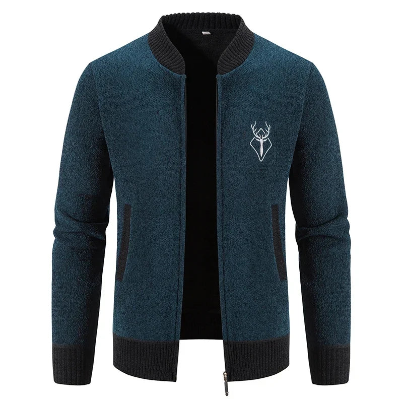 Pieter | Strickjacke für Herren mit Herbstdetail