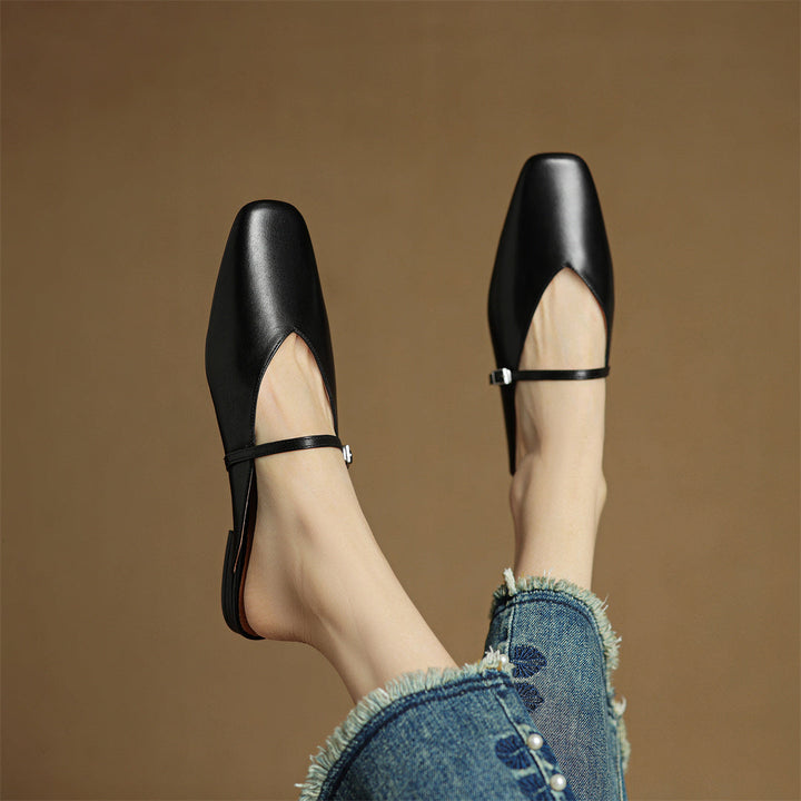 Mule aus echtem Leder Miral