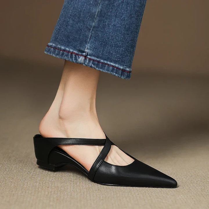 Mule aus echtem Leder Aluna