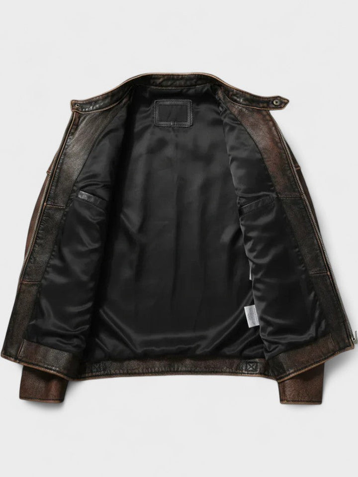 Ted™ | Vintage Abgenutzte Café Racer Jacke