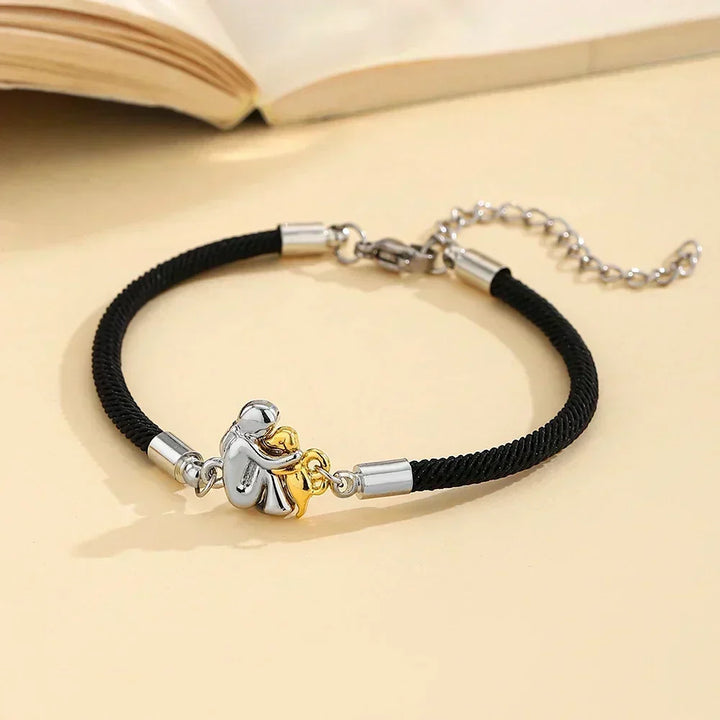 Das Ewige Umarmen — Armband mit Hund Charm