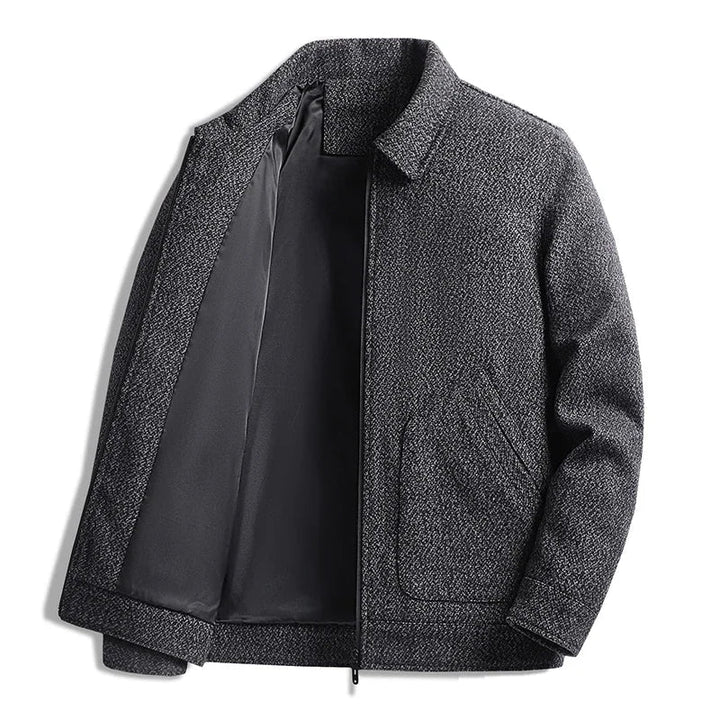 Gregory™ | Warme klassische strukturierte Zip-Jacke