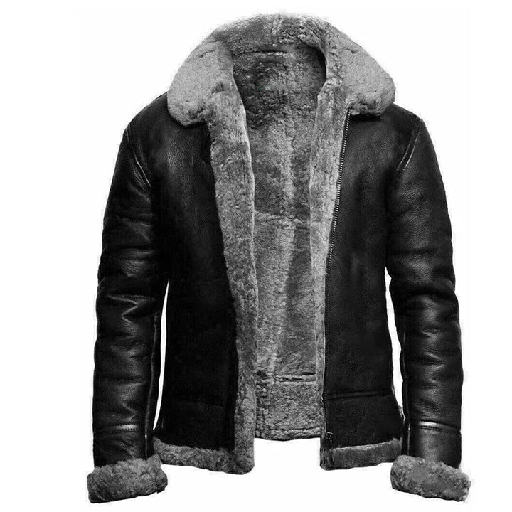 Harold™ | Warme mit Fell gefütterte Pilotenjacke