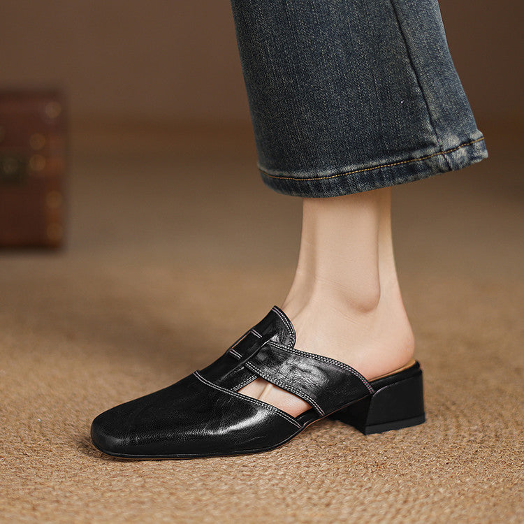 Mule aus echtem Leder Ivora