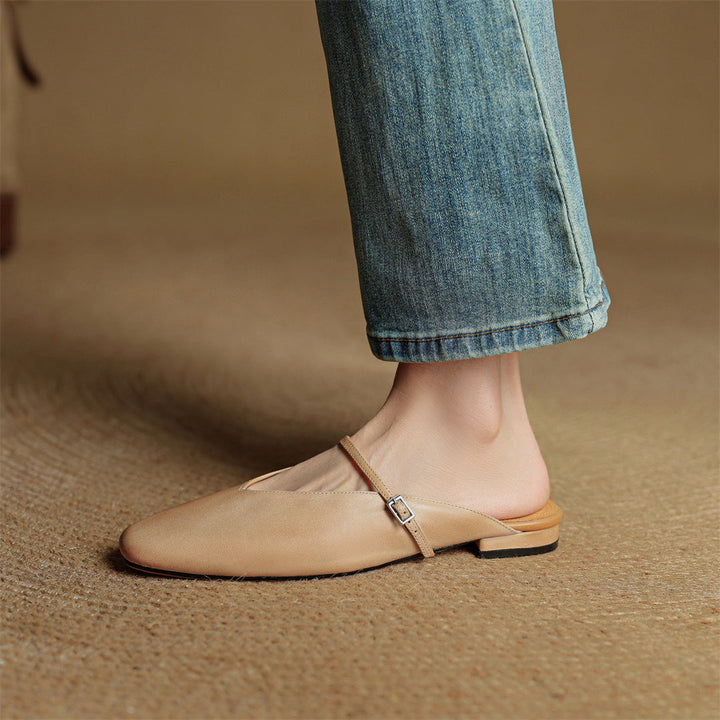 Mule aus echtem Leder Miral