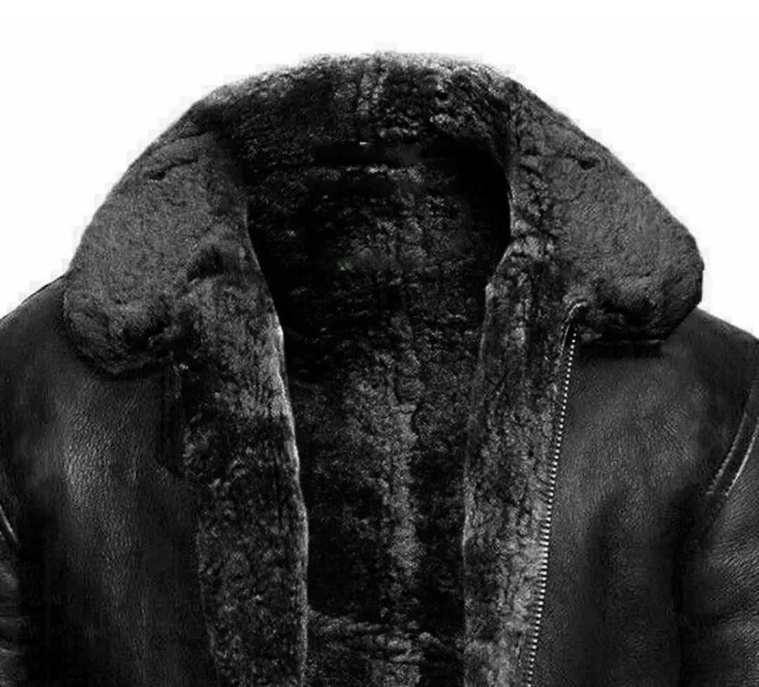 Harold™ | Warme mit Fell gefütterte Pilotenjacke