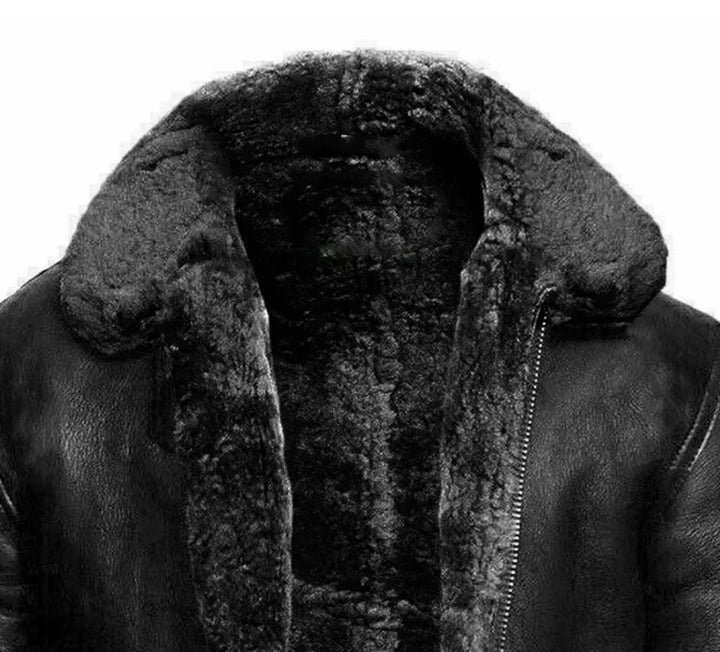 Harold™ | Warme mit Fell gefütterte Pilotenjacke