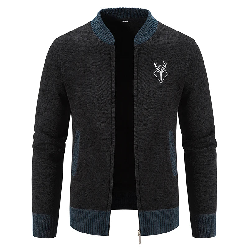 Pieter | Strickjacke für Herren mit Herbstdetail