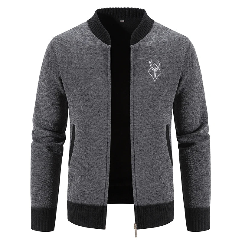 Pieter | Strickjacke für Herren mit Herbstdetail