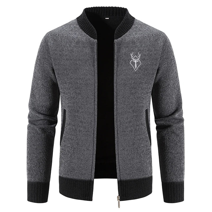 Pieter | Strickjacke für Herren mit Herbstdetail