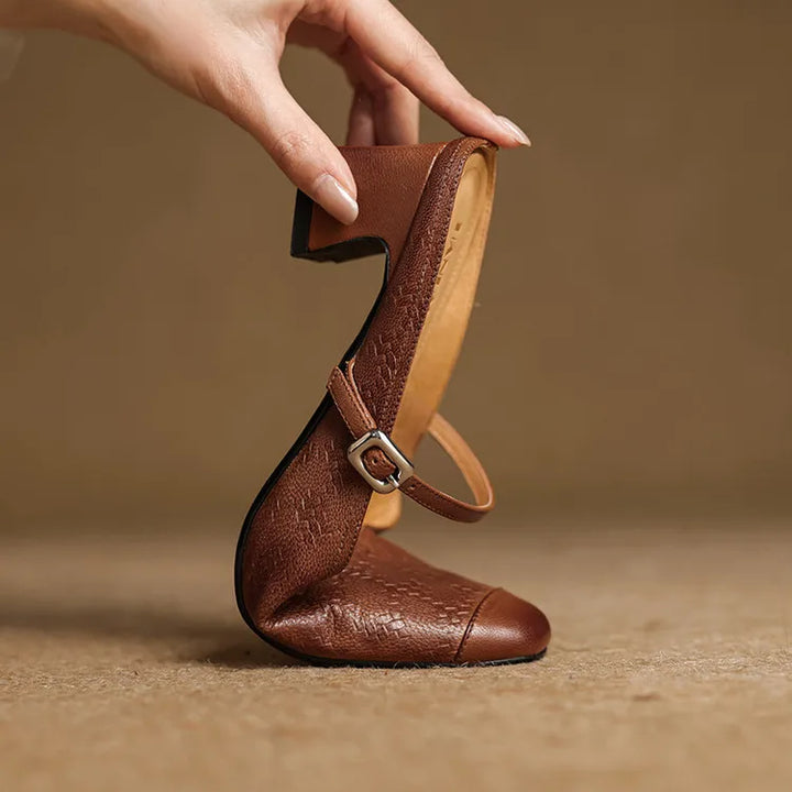 Mule aus echtem Leder