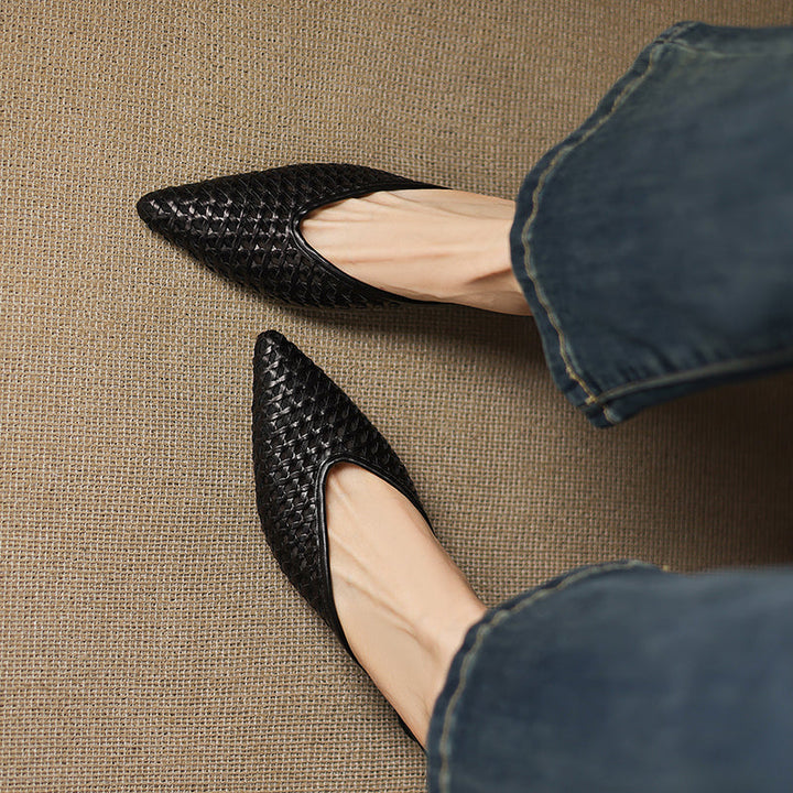 Mule aus echtem Leder Olivia