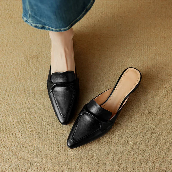 Mule aus echtem Leder Alaya