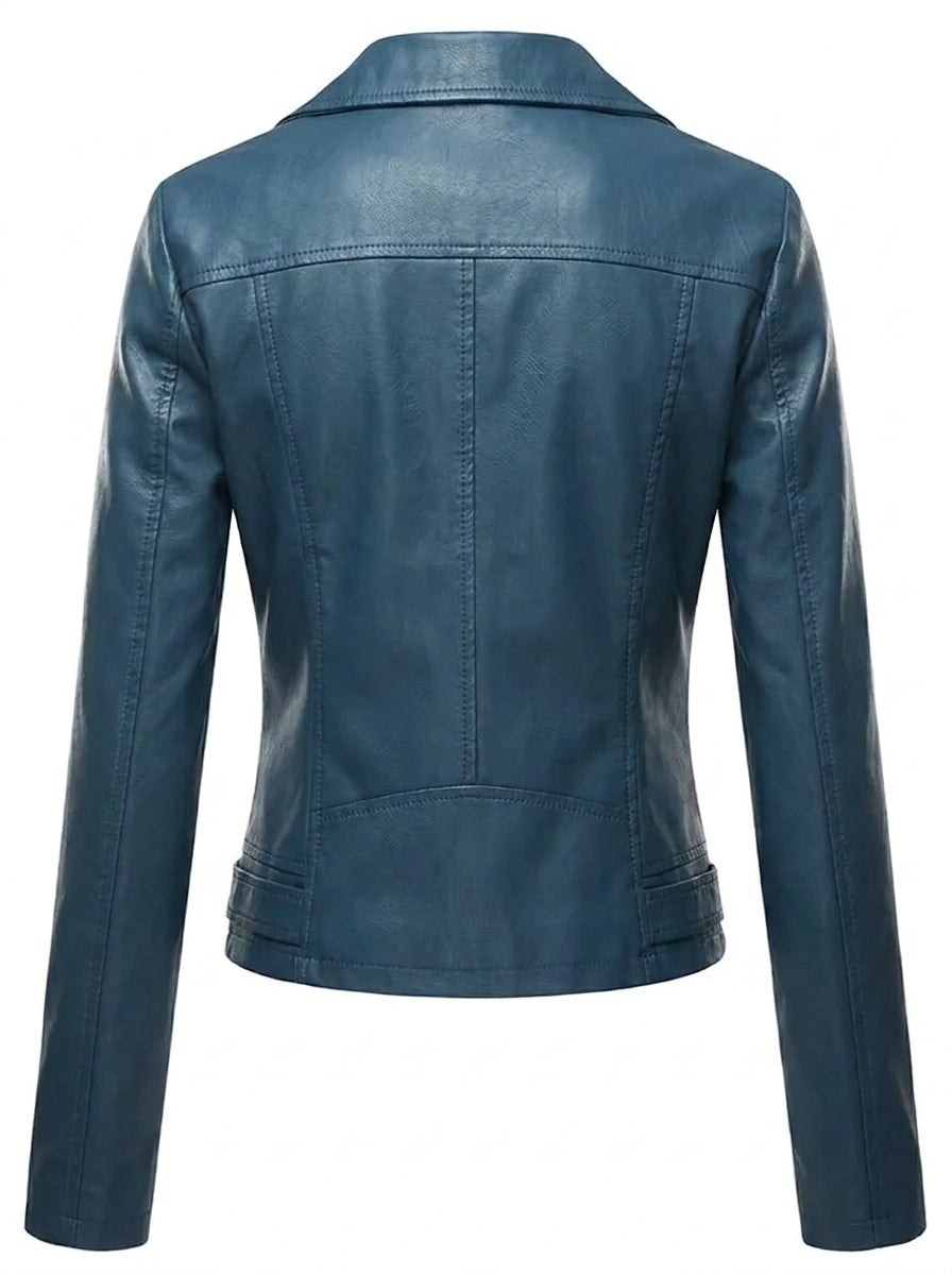 Nuria - Widerstandsfähige und Elegante Lederjacke
