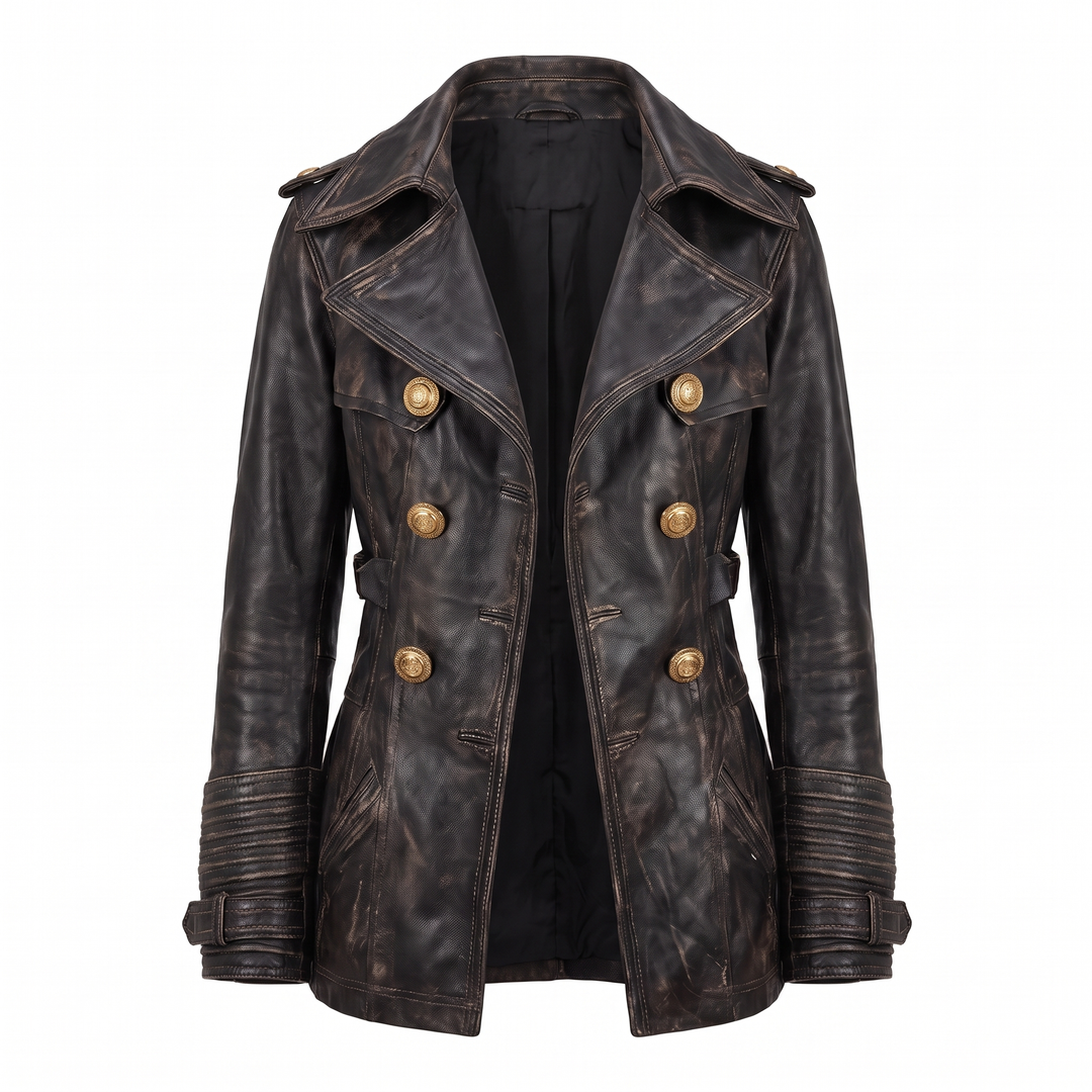 Patrizia | Vintage Doppelreiher Jacke mit Revers