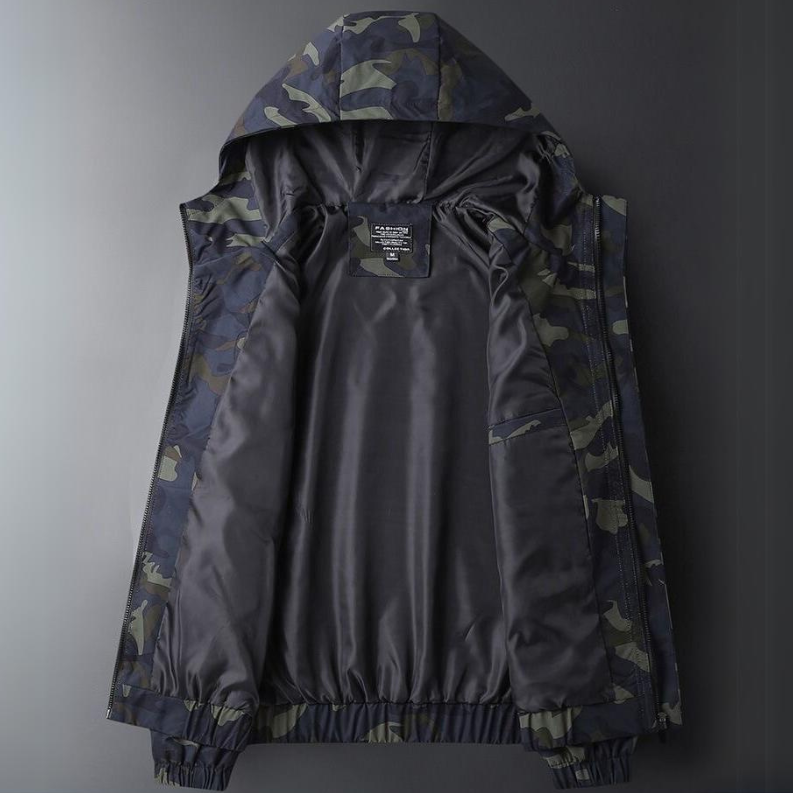 Keith™ | Klassische Camo Kapuzenjacke
