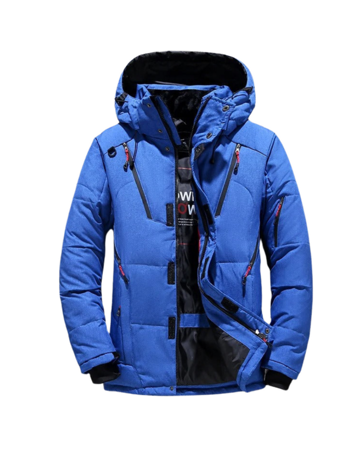 Gary™ | Warme Kapuzen-Multitaschen-Winterjacke
