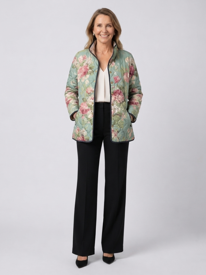DELACROIX | Gepolsterte Jacke Antikes Rosa Hell
