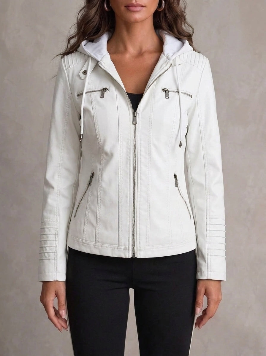 Antonia - Widerstandsfähige und Elegante Lederjacke
