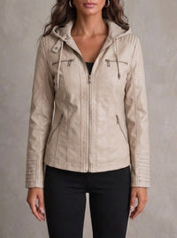 Cristina - Widerstandsfähige und Elegante Lederjacke