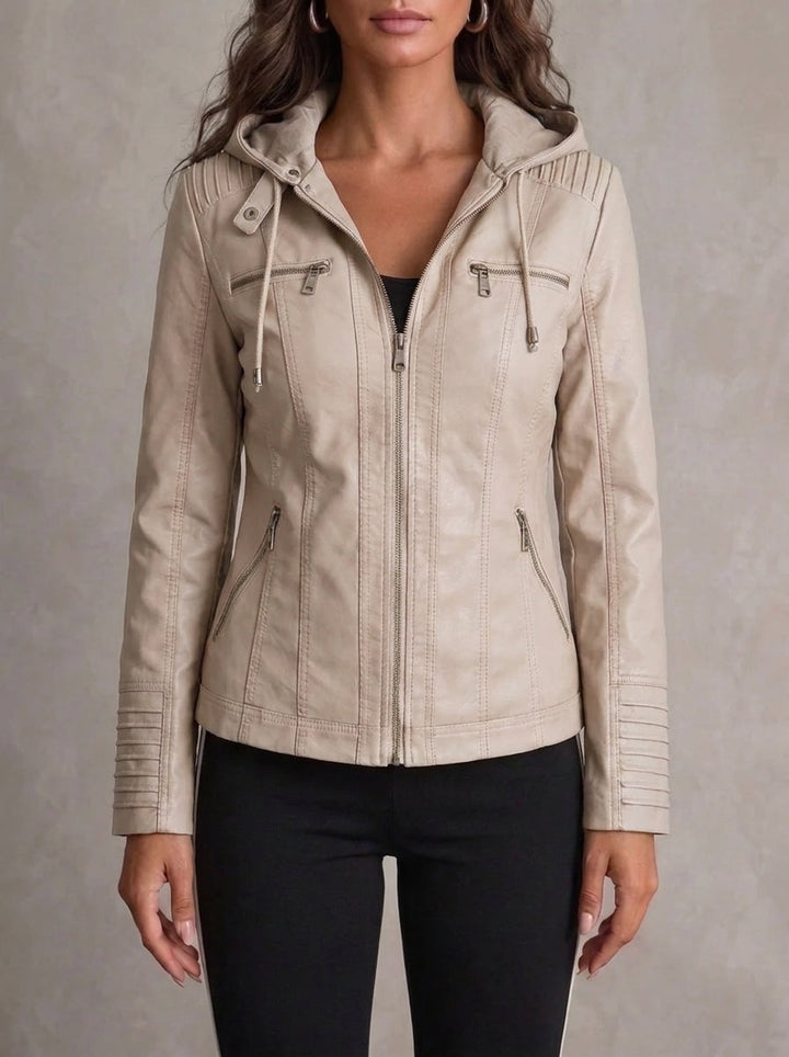 Cristina - Widerstandsfähige und Elegante Lederjacke