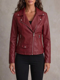 Consuelo - Widerstandsfähige und Elegante Lederjacke