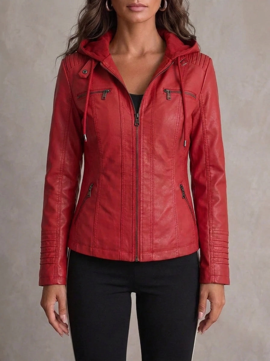 Esther - Widerstandsfähige und Elegante Lederjacke