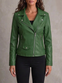 Ana - Widerstandsfähige und Elegante Lederjacke
