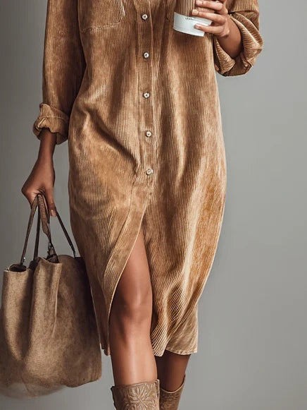 Estelle | Midi-Kleid aus Cord