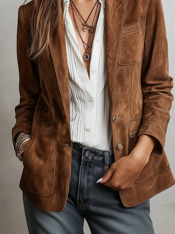 Vintage Braun Damen Blazer