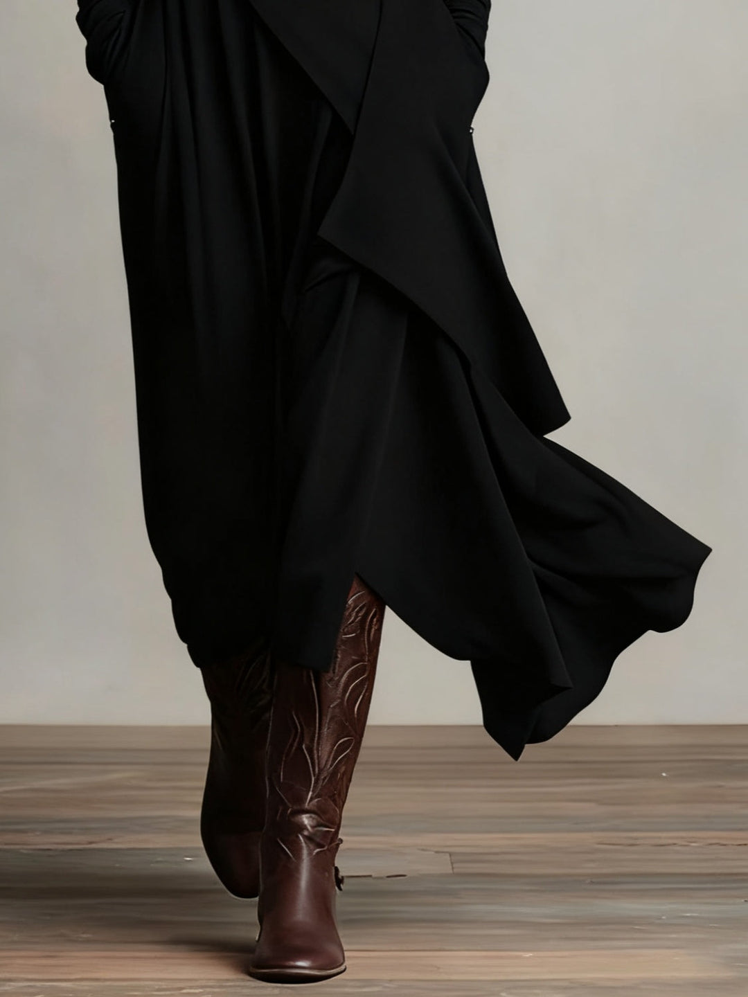 Arielle | Vintage Asymmetrisches Colkleid