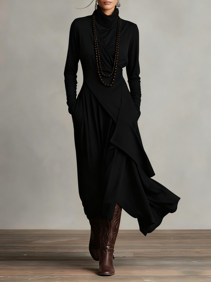 Arielle | Vintage Asymmetrisches Colkleid