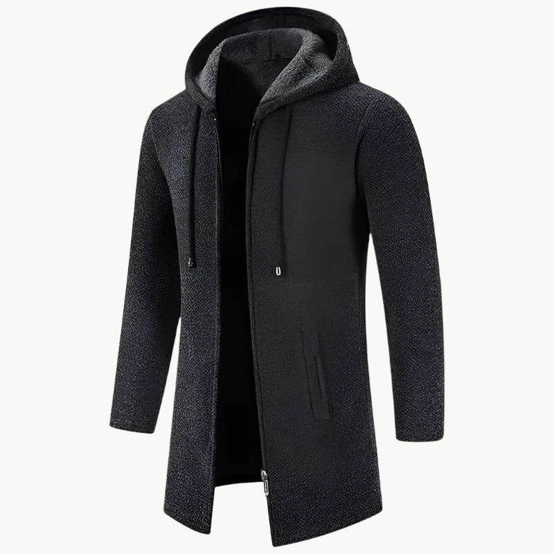 Lawrence™ | Warmer langer Kapuzencardigan