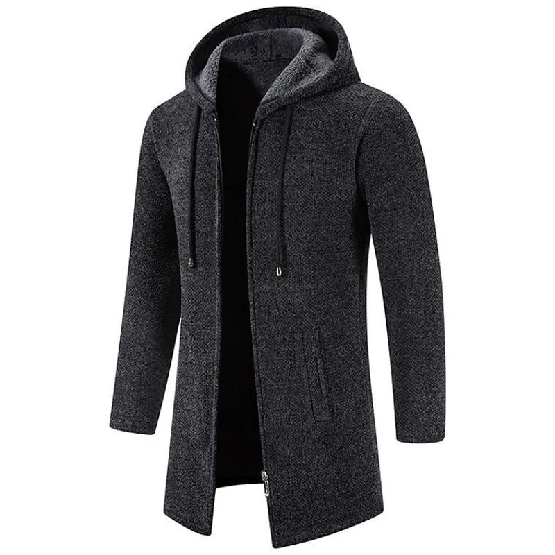 Lawrence™ | Warmer langer Kapuzencardigan