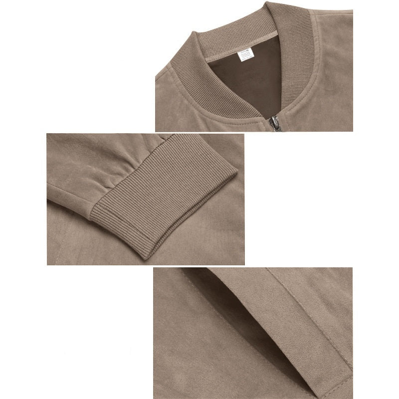 Richard™ | Vintage Wildleder-Look Bomberjacke
