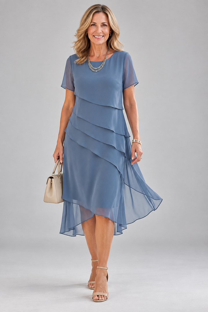 Juliette Fließendes Midi Kleid