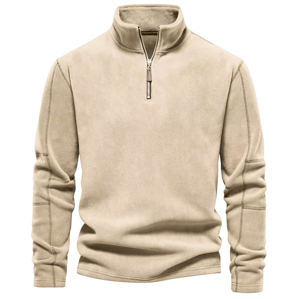 Wayne™ | Warmer klassischer Viertel-Reißverschluss-Fleece-Pullover