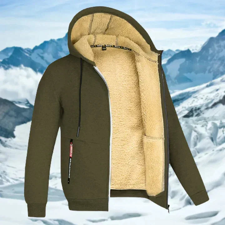 Gilbert™ | Gemütliche Sherpa-Fleece-Hoodie-Jacke