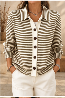 Lesley | Der gestreifte Cardigan