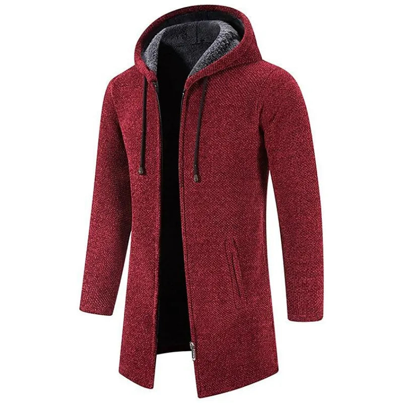 Lawrence™ | Warmer langer Kapuzencardigan