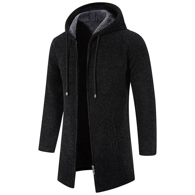 Lawrence™ | Warmer langer Kapuzencardigan